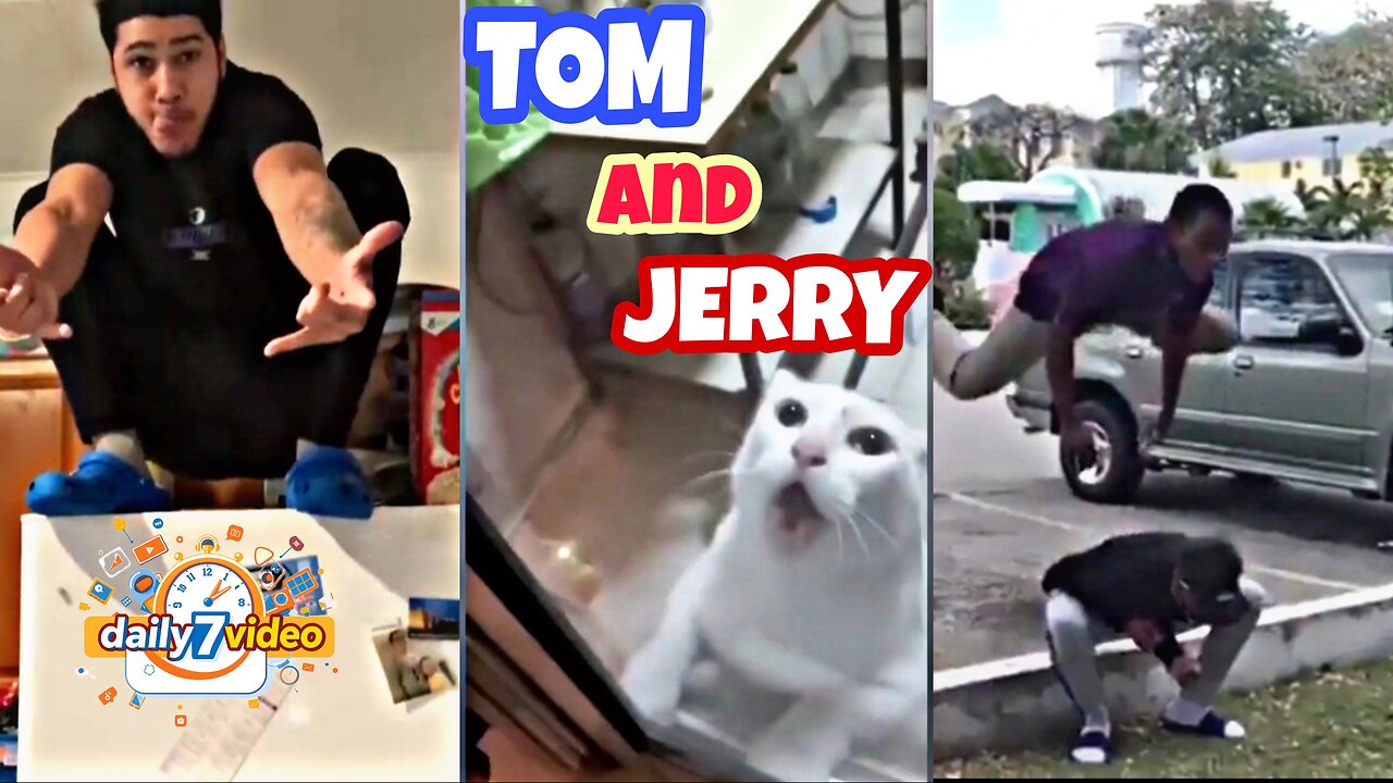 Tom and Jerry in the real world😂🐈