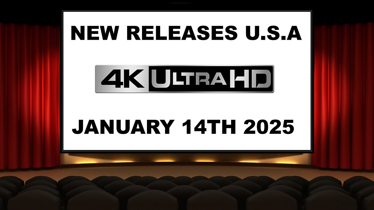 NEW 4K UHD Releases [JANUARY 14TH 2025 | U.S.A]