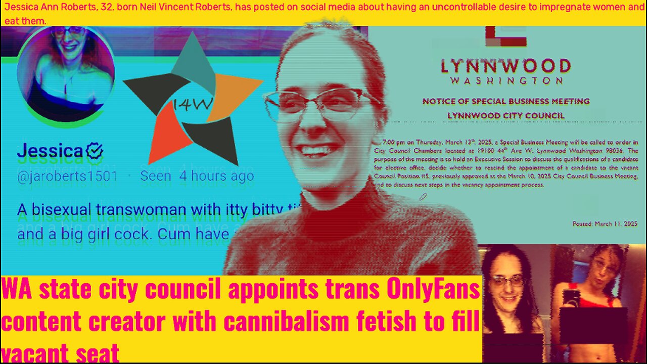 WA State City Council Thrown Into Choas After Appointng Wannabe Cannibal "Trans" E-Hoe To Fill Seat.