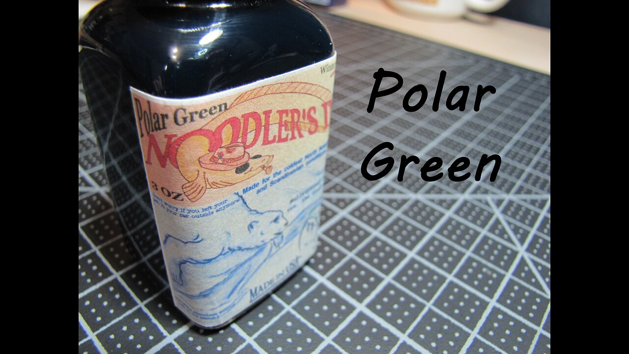 Noodler's Polar green Ink test