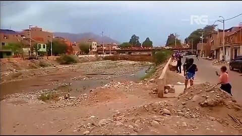 Landslide hurtles through Southern Peruvian town after extreme rainfall