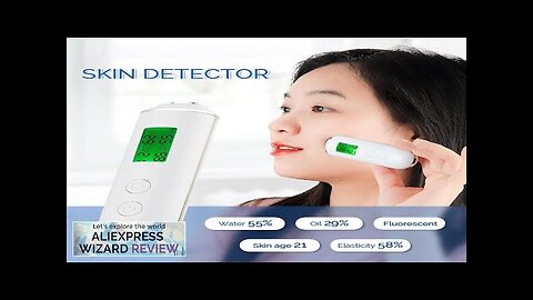 Skin Tester Face Skin Moisture&Oil Content Skin Analyzer Skin Water Cheek Elastic Review