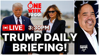 TRUMP DAILY BRIEFING: ONE WEEK TO GO! Melania | Confirmation Hearings | LA Fires & More!