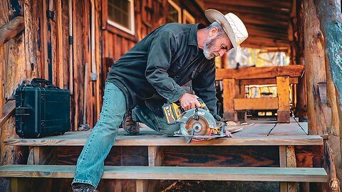 Finishing the Inside Trim in the Off-grid Cabin