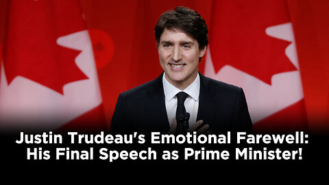 Justin Trudeau’s Emotional Farewell: His Final Speech as Prime Minister