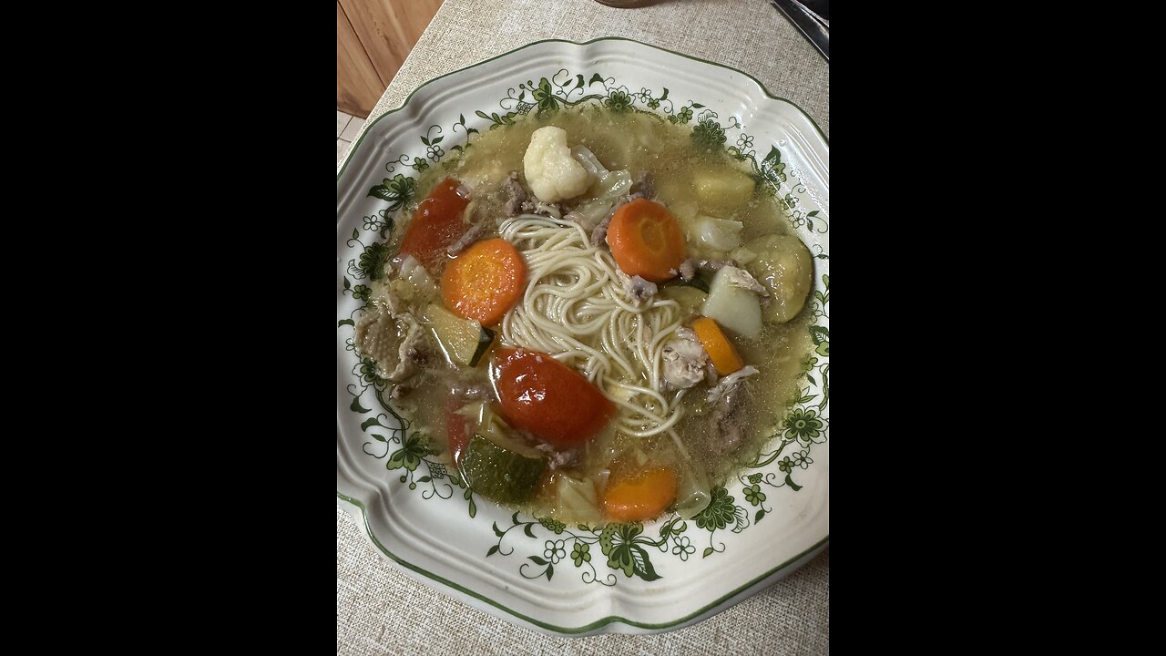 Japanese Chicken Noodle Soup