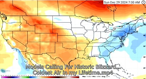 Models Calling For Historic Blizzard... Coldest Air in my Lifetime