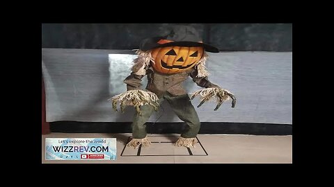 Halloween new pumpkin scarecrow electric pumpkin ghost amazon explosion haunted house Review