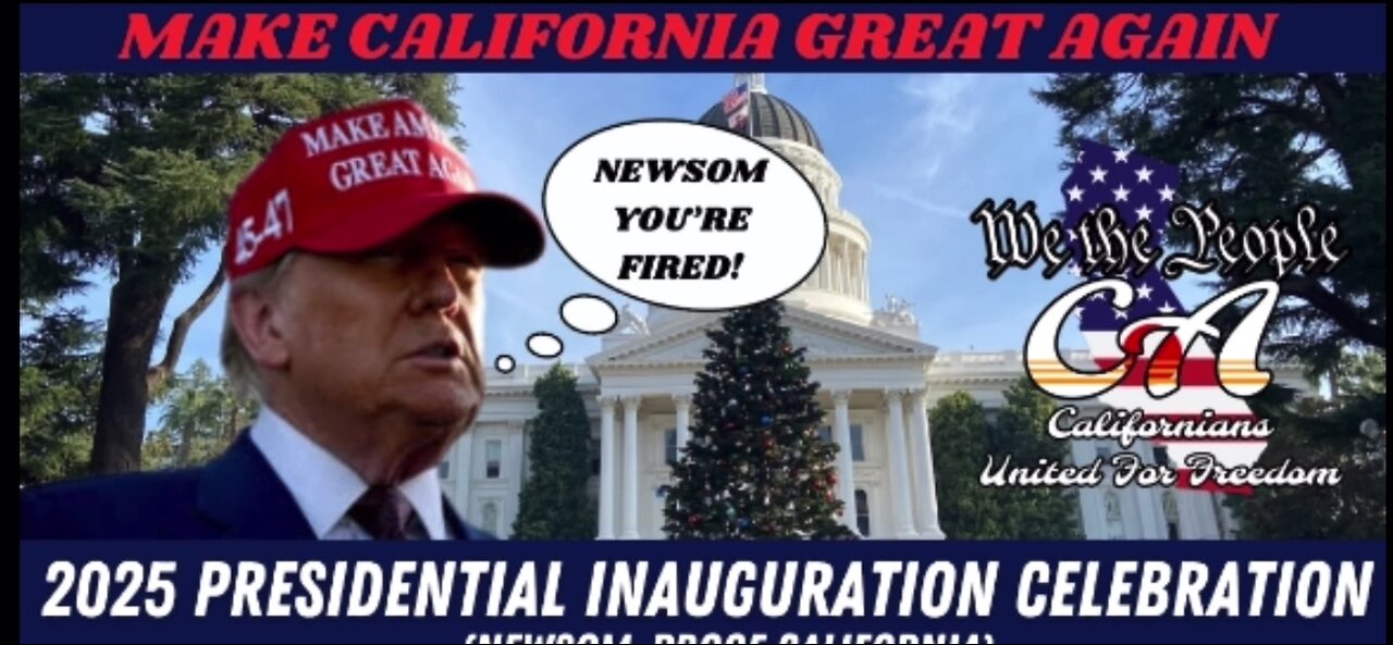 NewsomProof California - Make California Great Again Rally - CA State Capitol