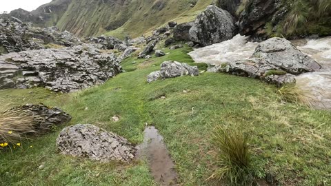 River walk outside of Huancavelica, Peru