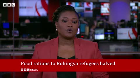 United Nations to halve food rations for Rohingya refugees in Bangladesh | BBC News