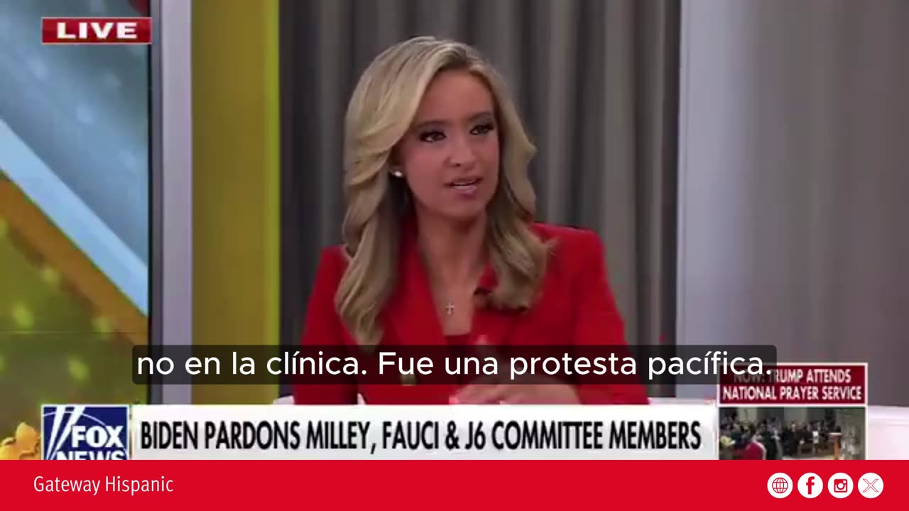 Kayleigh McEnany calls for President Trump to pardon the 21 Americans.