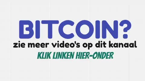 BITCOIN VERANDERD DE HELE WERELD - ZIE MEER VIDEO'S OP DIT KANAAL