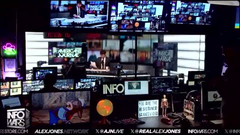 ALEX JONES - INFOWARS LIVE - ALEXJONES.NETWORK - THERE'S A WAR ON FOR YOUR MIND! ➡ THE ALEX JONES SHOW • WAR ROOM WITH OWEN SHROYER • THE AMERICAN JOURNAL WITH HARRISON SMITH • SUNDAY NIGHT LIVE WITH CHASE GEISER