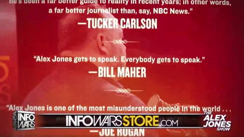 ALEX JONES - INFOWARS LIVE - ALEXJONES.NETWORK - THERE'S A WAR ON FOR YOUR MIND! ➡ THE ALEX JONES SHOW • WAR ROOM WITH OWEN SHROYER • THE AMERICAN JOURNAL WITH HARRISON SMITH • SUNDAY NIGHT LIVE WITH CHASE GEISER