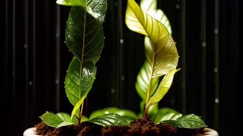 amazing leaf dancing