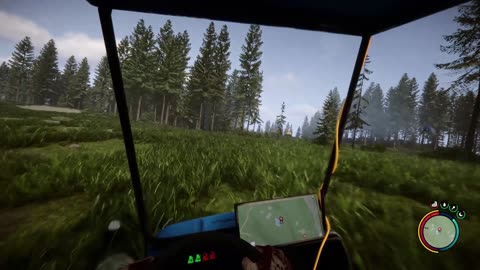 Sons of the Forest Golf Cart Rampage