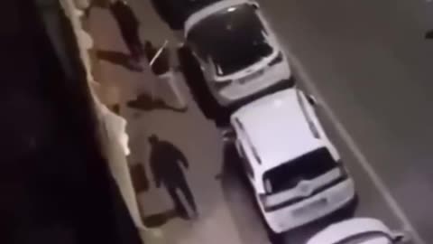 A horde of North Africans armed with clubs destroy 30 cars in San Giuliano