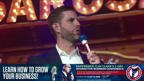 Robert Kiyosaki & Eric Trump LIVE from Tulsa, OK | Watch Robert Kiyosaki & Eric Trump LIVE from Clay Clark’s March 6-7 Business Growth Conference + Join Tim Tebow At Clay Clark’s June 5-6 Business Conference | Request Tickets At ThrivetimeShow