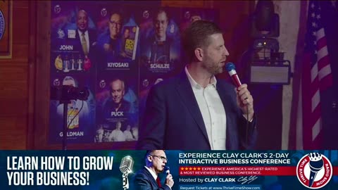 Robert Kiyosaki & Eric Trump LIVE from Tulsa, OK | Watch Robert Kiyosaki & Eric Trump LIVE from Clay Clark’s March 6-7 Business Growth Conference + Join Tim Tebow At Clay Clark’s June 5-6 Business Conference | Request Tickets At ThrivetimeShow