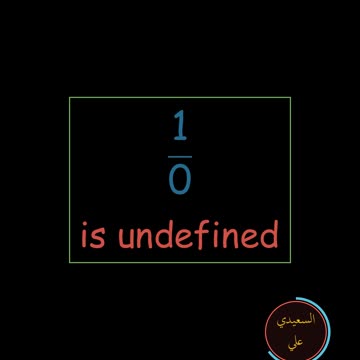 1 over 0 is undefined