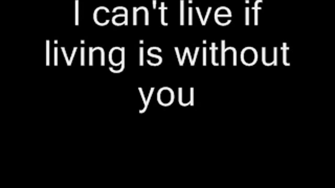 Harry Nilsson - Without You (Lyrics).