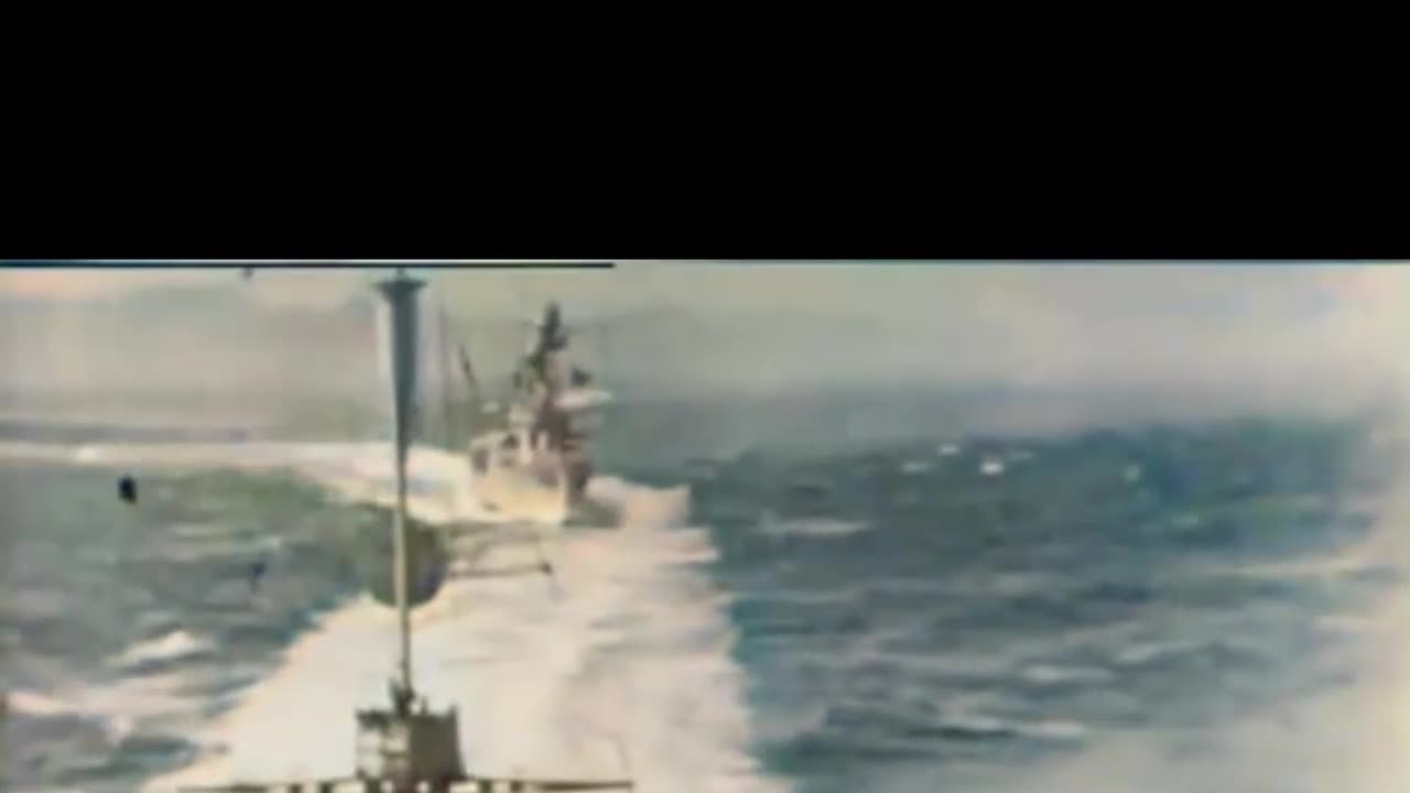 British assault on French naval fleet unseen #Colourized footage 🇬🇧 🚢 🎥
