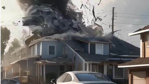 🌪️ Tornado Destroys Home with Dramatic Music Jaw Dropping Footage 🎥