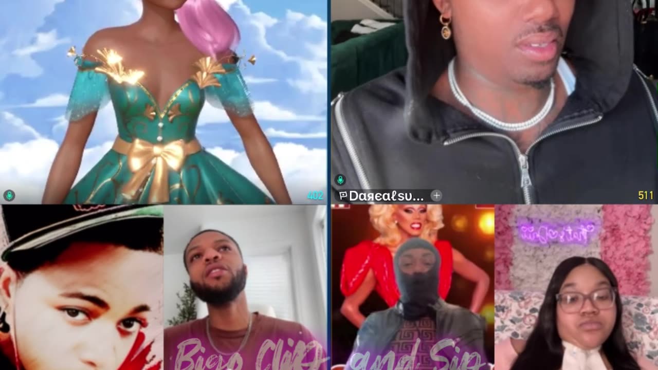 Team PK TomiKay Gucci Jay Supa Zaddy Dragon TrinaB Daii 1/9/25 #bigoclipandsip
