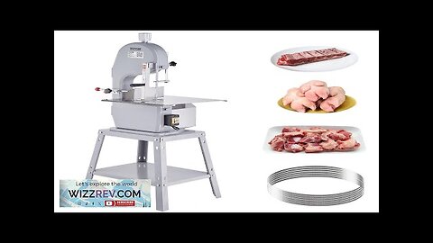 VEVOR Commercial Electric Meat Bandsaw 1500W Stainless Steel Vertical Bone Sawing Machine Review