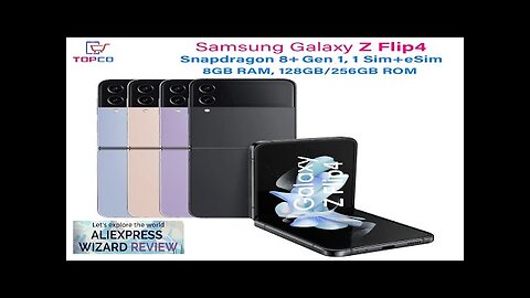 Samsung Galaxy Z Flip 4 Flip4 5G F721U1 F721B 128/256GB 8GB RAM Review