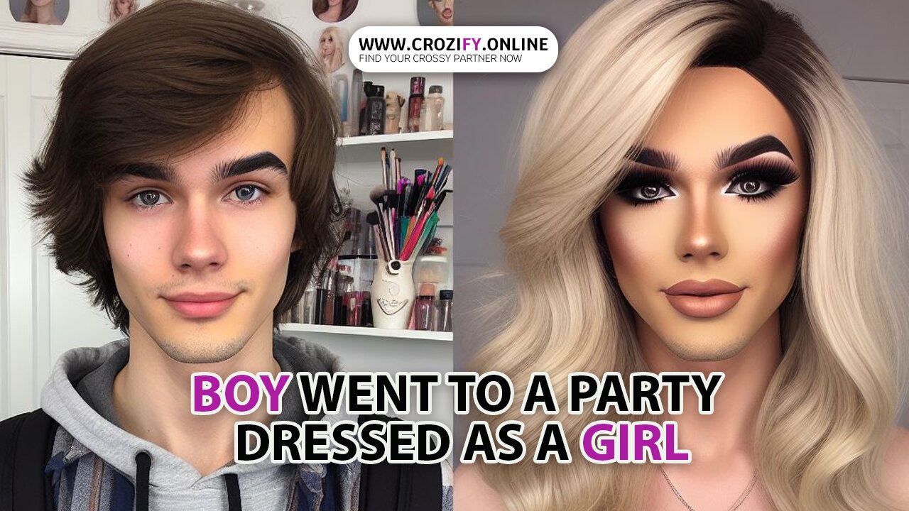 Jakes Wild Night! Boy to Girl Transformation