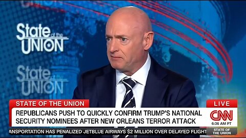 Sen Mark Kelly Claims Trump's National Security Nominees Aren't Qualified, Serious