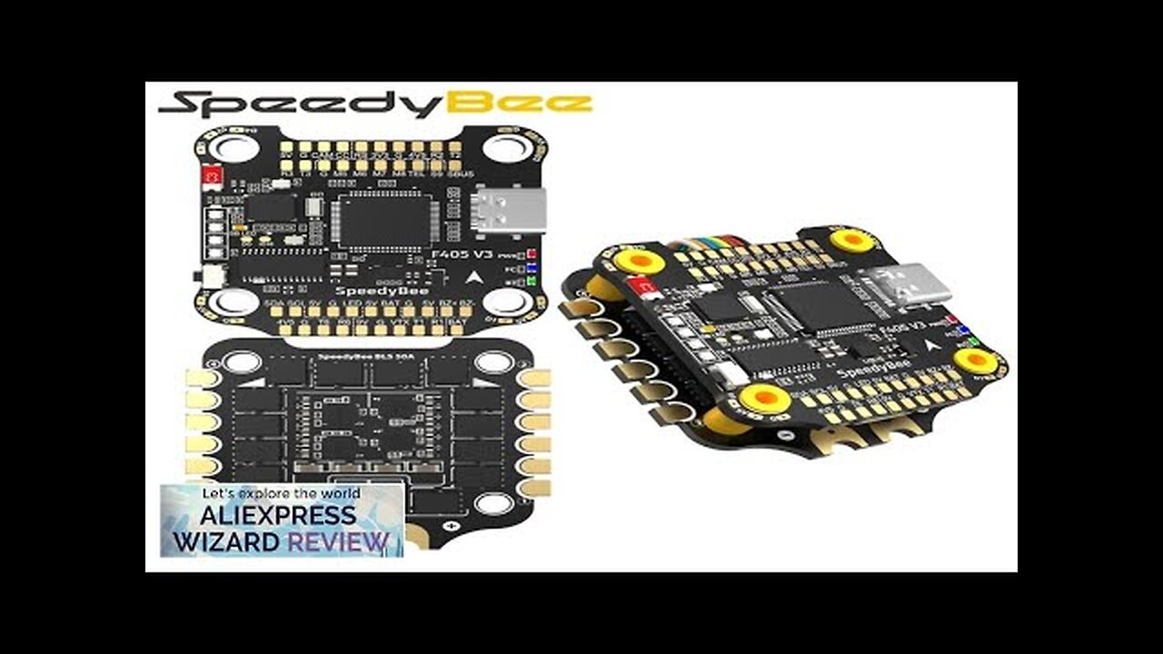 Speedybee F405 V3 3-6S Lipo Barometer Built-in Betaflight Flight Control BLS 50A Review