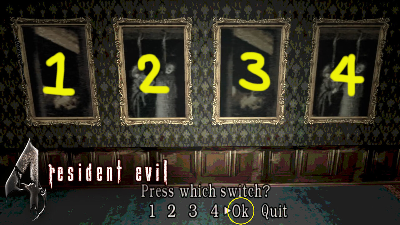 Resident Evil 4 Chapter 3-2: Portrait Puzzle