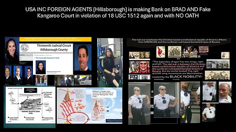 Hillsborough demonstrates how their FOREIGN USA INC PEDO CORP ATTEMPTS TO STEAL A MOOR's BIRTHRIGHT