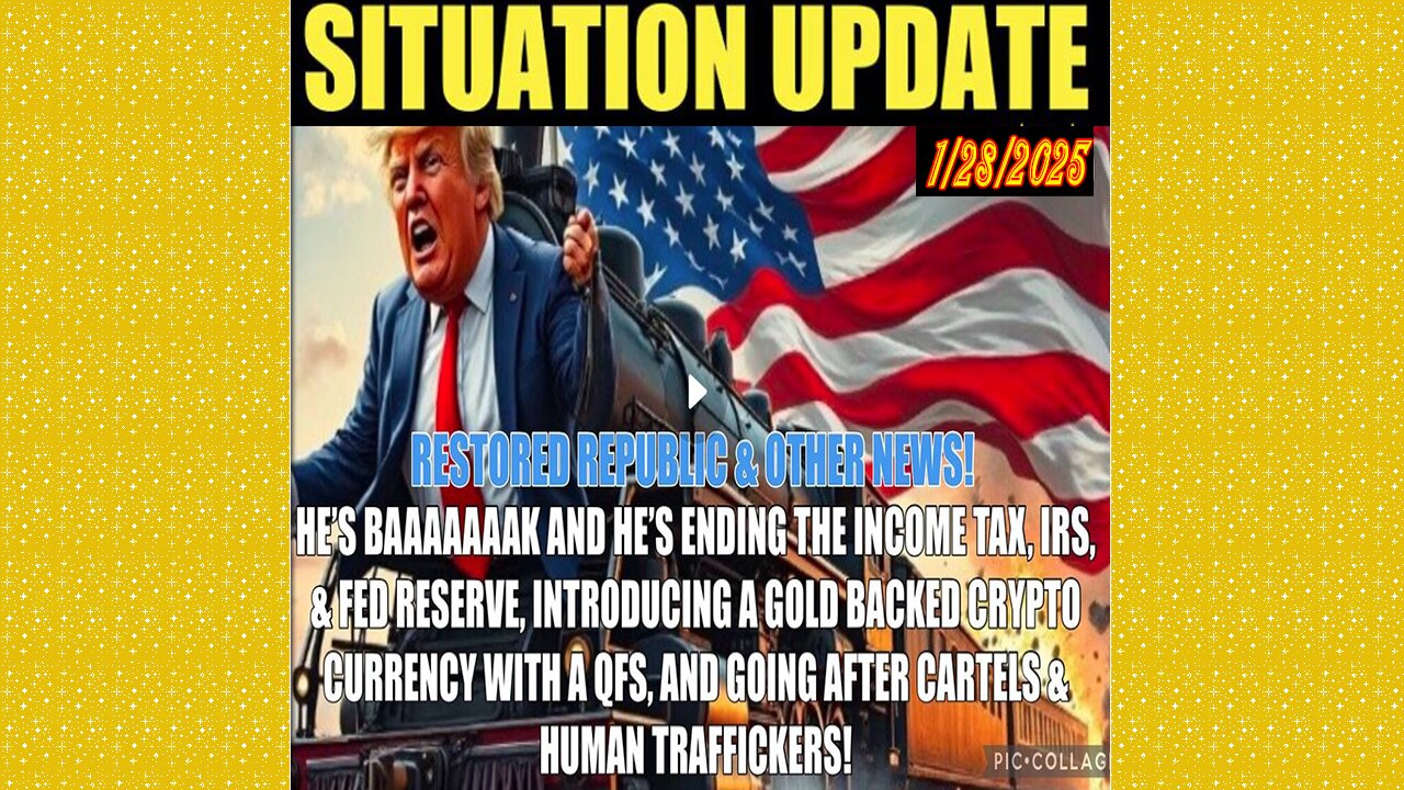 SG Anon. Juan O Savin ~ Situation Update 1/28/25 ~ Restored Republic > Judy Byington- Q+ White Hats