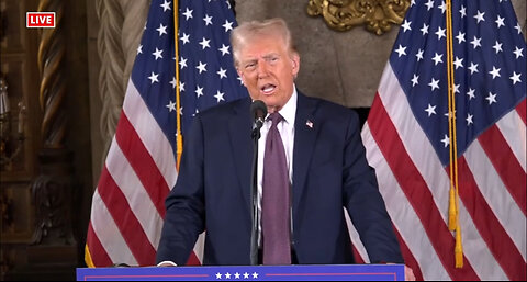 President Trump Press Conference at Mar-A-Lago Jan. 07, 2025