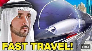 Dubai Launches $22 Billion HYPERLOOP and REDEFINES Travel