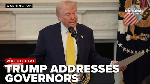 RAW: President Trump Addresses U.S. Governors (2/21/25)