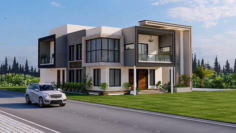 Modern 3D House Design | Stunning Architectural Visualization | RN Naksha Nirman