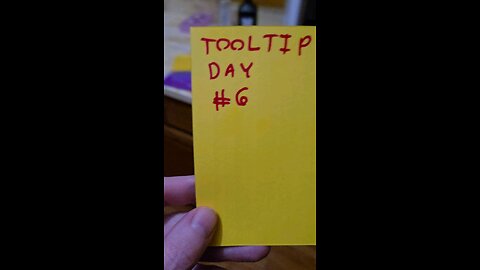 Tooltips Day #6