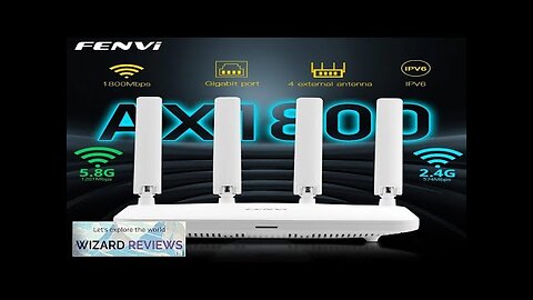 FENVI AX1800 WiFi6 Router Dual Band 2.4G/5.8GHz Gigabit Lan Wireless Mesh MIMO-OFDMA Review