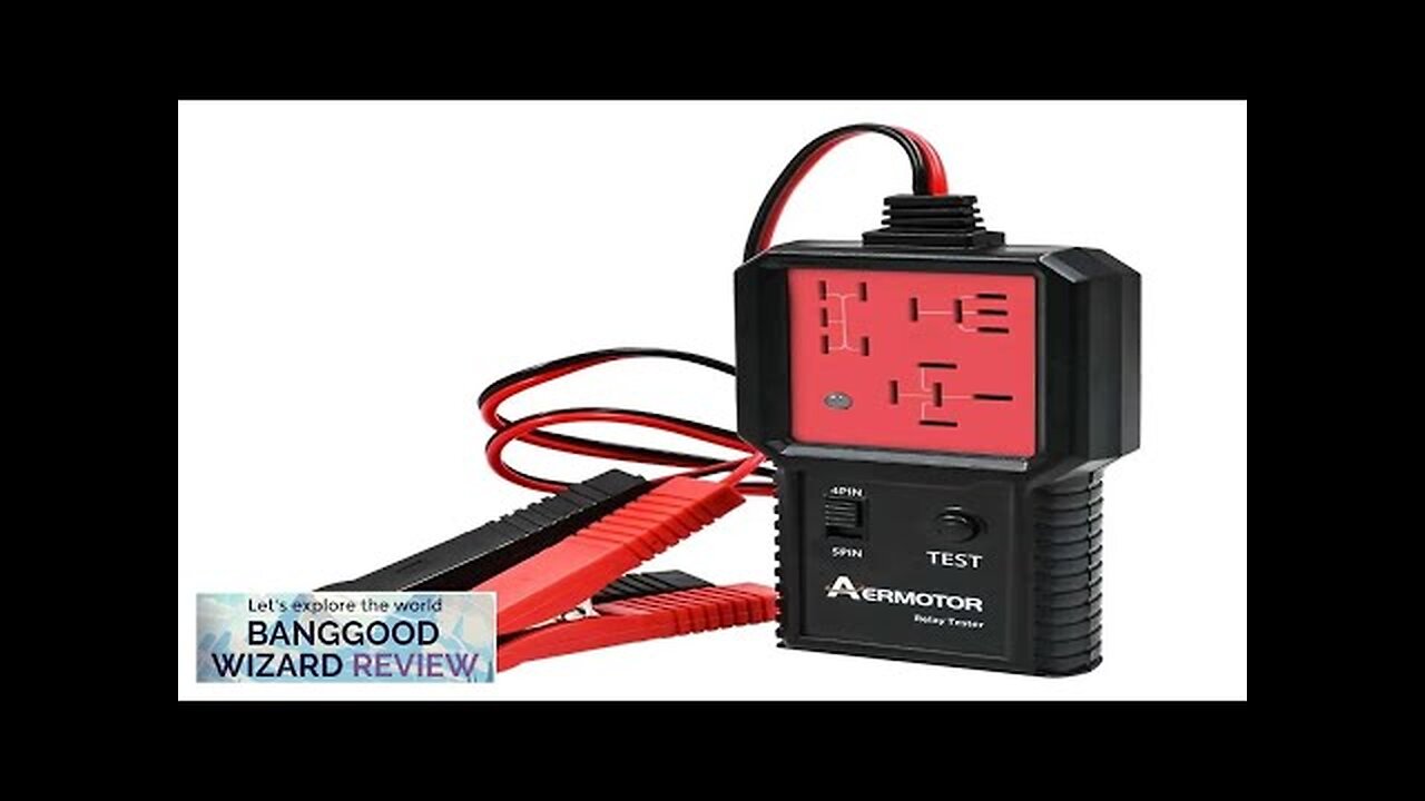 AERMOTOR 12V Detector Car Relay Tester Circuit Detector Repair Tool BJ-707 Review