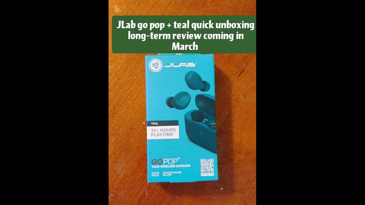 #jlab go pop + teal quick unboxing long-term review coming