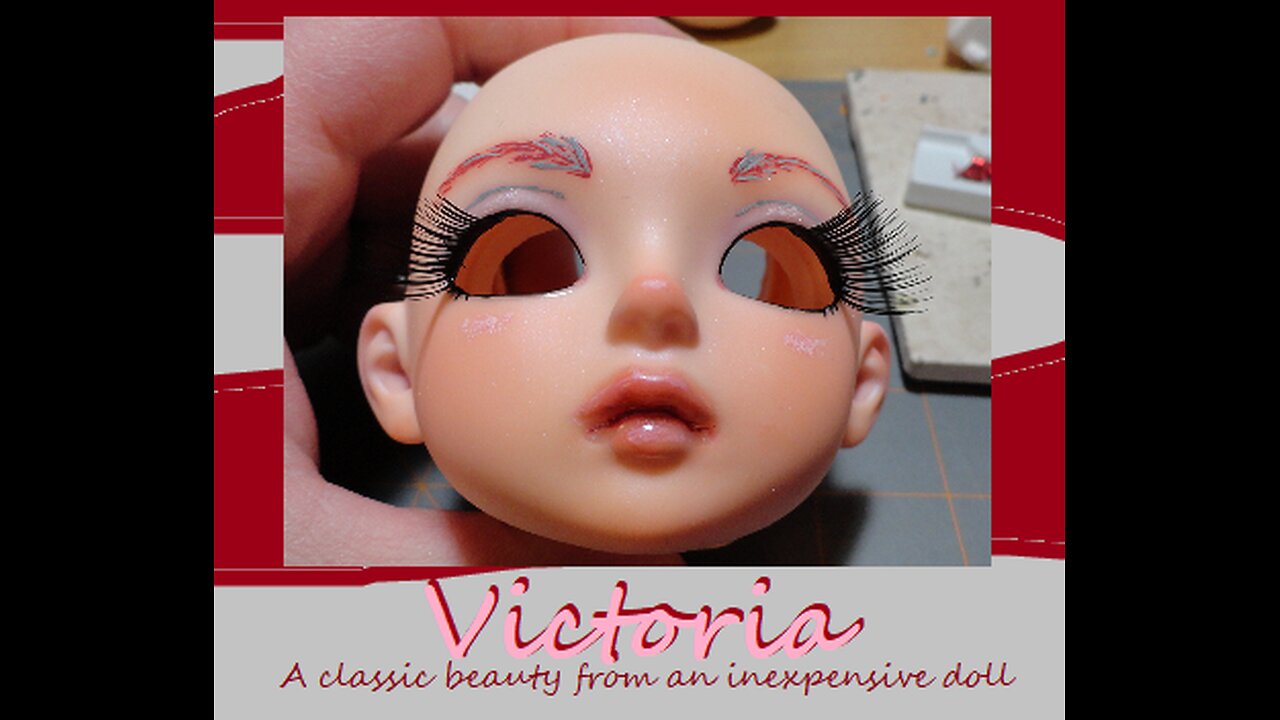 Victoria 1/3 doll repaint