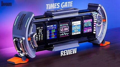 Cyberpunk Clock That’s More Than a Clock