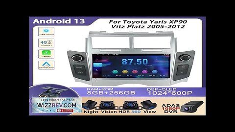 CarPlay 7'' Android 13.0 Car Android Player 8GB 256G multimedia car radio Review