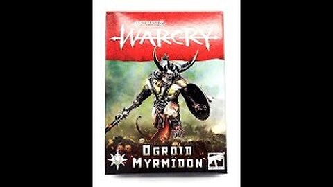 WARCRY Ogroid Myrmidon Unboxing : Nov 7th 2020