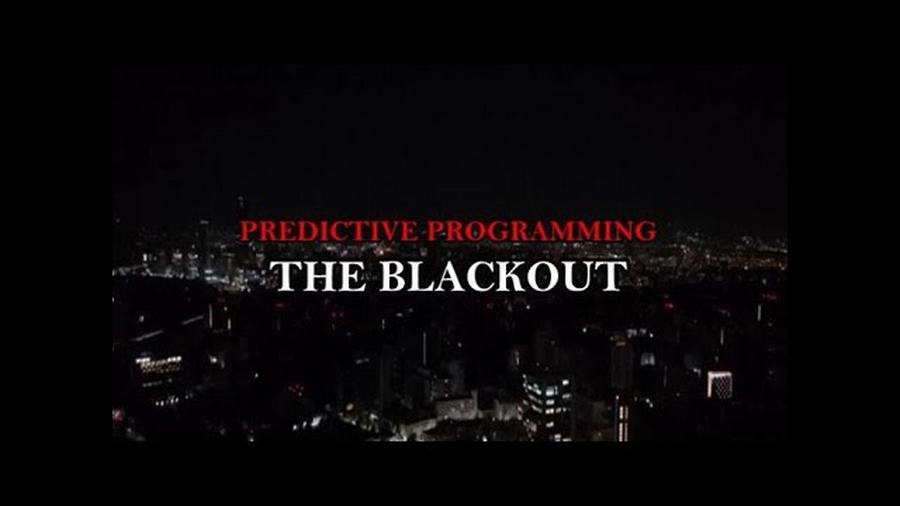 What Happened in Chile is part of the Blackout Programming